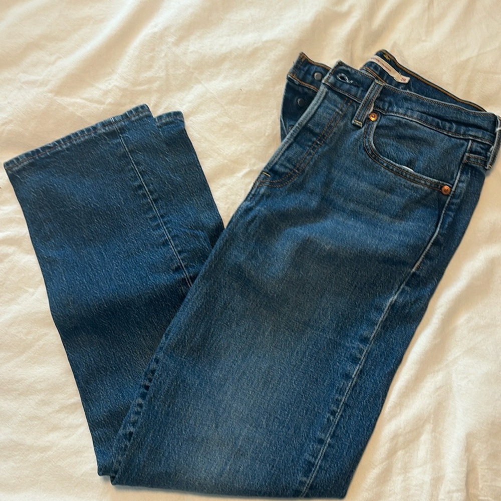 Levi’s Wedgie Straight Dark Blue Jean